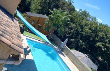 Casa di legnu ,charmant chalet avec piscine - Foto 8