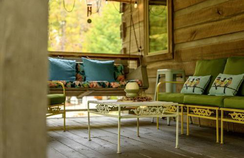 Impressive Log Cabin with Fireplace, Fire Pit and Hot-tub in Unionville, Indiana - Foto 36