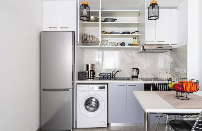 Tangerine 1-Bedroom Apartment in Larnaca - Foto 6