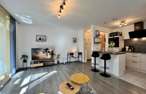 2-Zimmer Kaiser-CITY-Apartment mit Balkon und Smart-TV in der Kaiserstraße in Karlsruhe beim Europaplatz - Foto 2