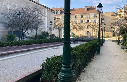 Rare appartement d'architecte en haut de Montmartre - Foto 49