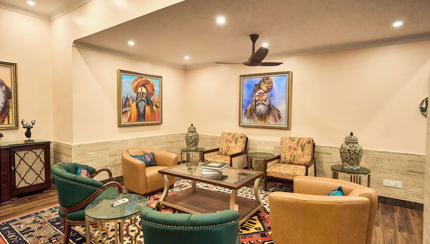 Sala de estar do lobby