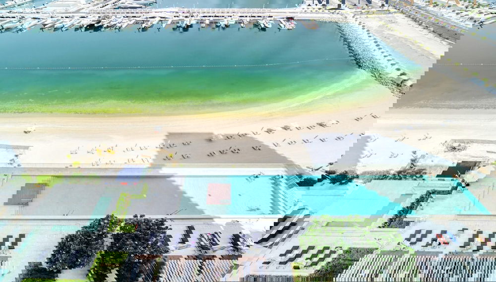 Beach Access Serene Balcony in Emaar Beachfront - Foto 1, Habitación