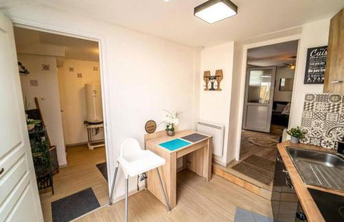 Maison familiale Terrasse Jacuzzi Parking sur place près d'Honfleur - Photo 19