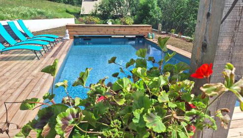 Chalet SERRE CAMBEOU Piscine&spa - Foto 5, sunbed