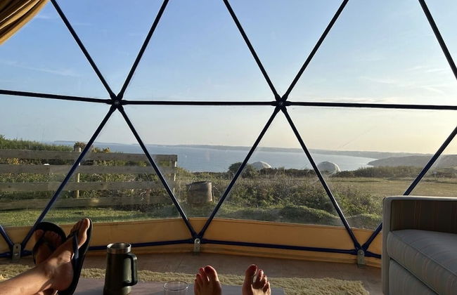 Geodome Glamping With sea Views Near Pendine - Foto 15