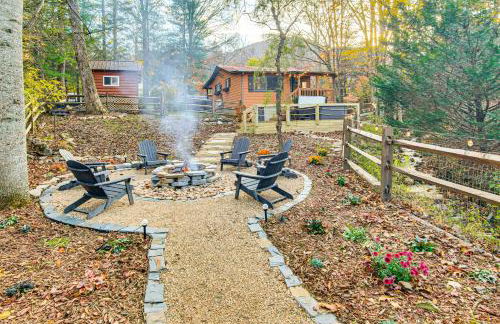 Hot Tub and Stone Fire Pit Smoky Mountain Oasis! - Foto 32