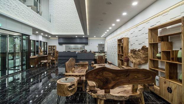 Sala de estar do lobby