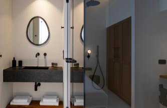 Mykonos Town Black Villa with Cave Heated Pool - Foto 45