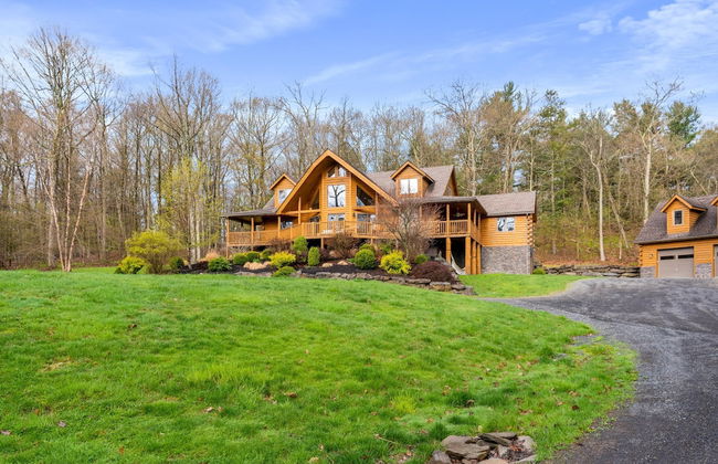 Sun-filled Log Home on 20 Prvt Acres Nr Rhinebeck - Foto 6