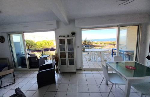 Plain-pied, terrasse, piscine, pleine vue mer, plage à 6' à pied, parking, wifi - Foto 14