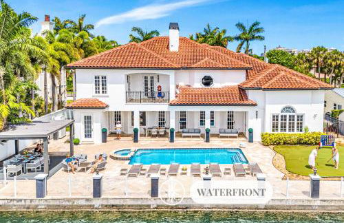 Waterfront Luxury Villa Heated Pool with Afternoon Sun Coral Key - Foto 1