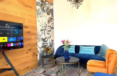 NewCityHome - Chemnitz - 2 Zi - Design Apartment Naomi - Kaßberg - Private Parking - Foto 3