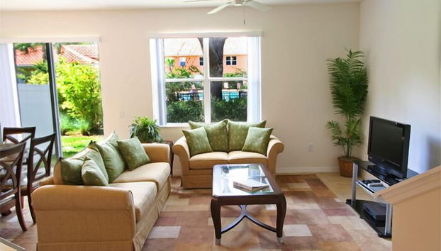 Zona de estar del vestíbulo