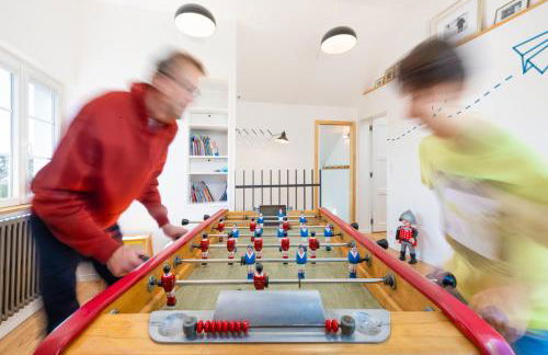 CHEZDAMDAM - la Villa du Thar - plage 300m piscine babyfoot arcade pingpong pétanque - Foto 5