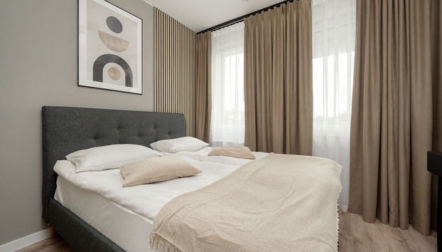 Grey and Beige Apartment by Renters - Foto 5, Habitación