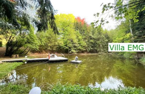 Villa EMG Ferienhaus in Alleinlage mit Privatsee Jacuzzi und Sauna für bis zu 22 Personen bei Osnabrück - Foto 10