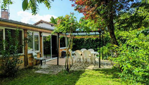 Maison 3 étoiles climatisée, jardin, parking, proche centre et thermes - Foto 4, Garden, Garden view