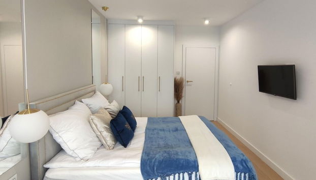 A Comfortable Apartment With a Swimming Pool and Sauna in Dziwnow for 4 People - Foto 2, Habitación