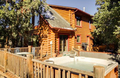 Lacys Log Cabin Alto Home with Mountain Views! - Foto 22