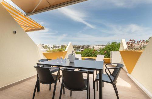 Catalina - Terrasse XXL - Garage Privé - Clim - Heliopolis Village Naturiste - Foto 28