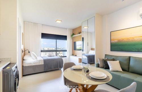 Estadia tranquila e completa em prédio com piscina – VPD - Foto 20