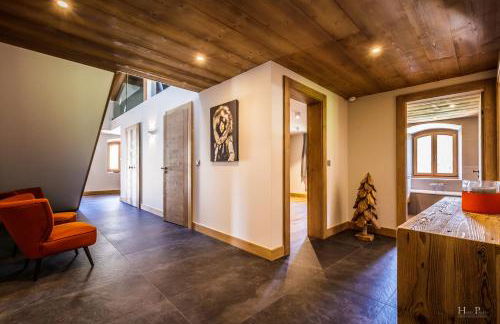 Ski in ski out Le Moulin charming duplex just 50 m from Princesse gondola Megève - Foto 15