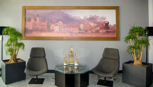 Sala de estar do lobby