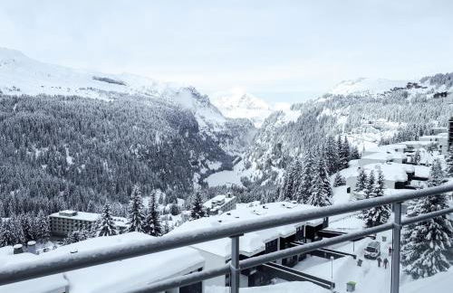 Penthouse 3-bedroom apartment, mountain views, large terrasse, piste access - Photo 72