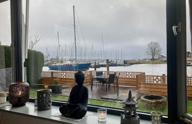 Chalet Gaby With Sauna, Private Dock, and Canoes at Lauwersmeer - Foto 26