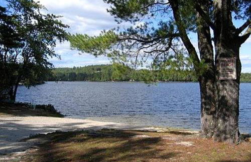 Dog-Friendly Lakeside Cabin Rental with Private Beach in Brownfield, Maine - Foto 5