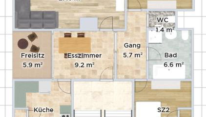 Ferienwohnung Oflings - Foto 3