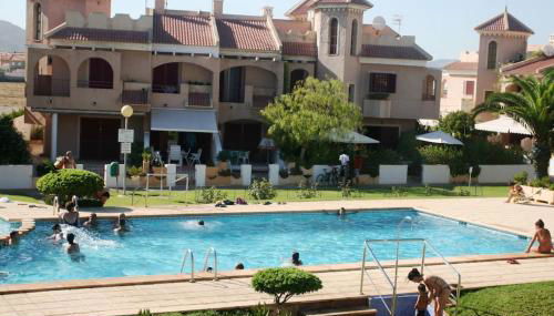 Precioso dúplex con piscina, en 1ª linea de playa - Foto 1, Garden view