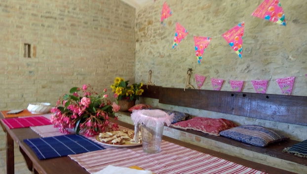 Zona de estar del vestíbulo