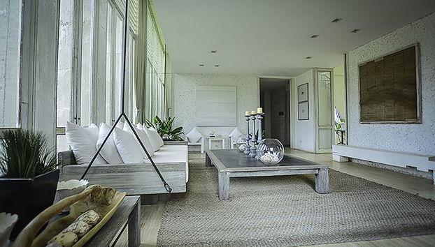 Zona de estar del vestíbulo