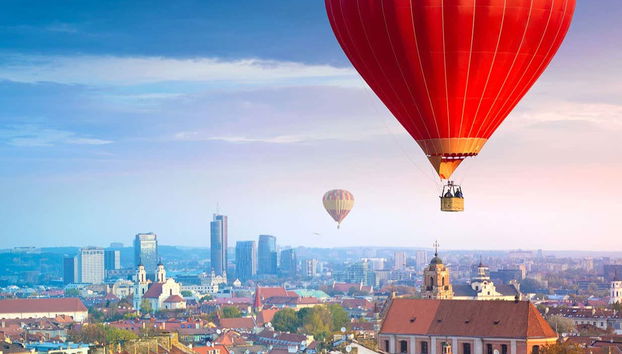 Hot air ballooning in Vilnius