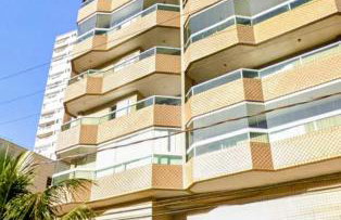 Apartamento na Praia Grande Vista ao Mar 1 quarto 100m da Areia - Foto 3