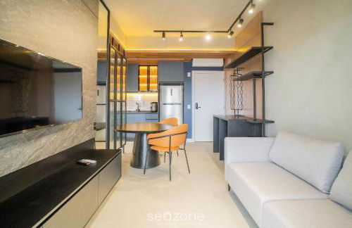 Estadia tranquila e completa em prédio com piscina – VPD - Foto 33