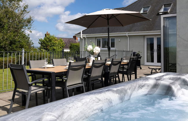 The Hawthorns - Large Luxury Cottage Hot Tub Sea Views - Foto 55