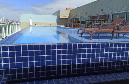 VISTA para o MAR e o PÔR DO SOL - MAR BELLO PLAZA - Foto 23