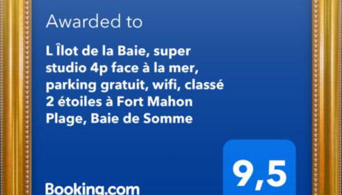L Îlot de la Baie, super studio 4p face à la mer, parking gratuit, wifi, classé 2 étoiles à Fort Mahon Plage, Baie de Somme - Foto 2