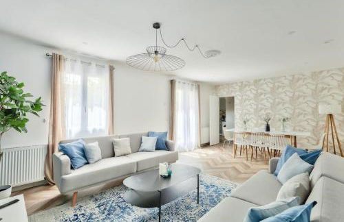 Parking Gratuit - 15mn Paris - 5mn à pied Gare Epinay Villetaneuse - Terrasse - Jardin - De 1 à 10 personnes - Stade de France - Casino d'Enghien - Hippodrome, Université - Foto 9