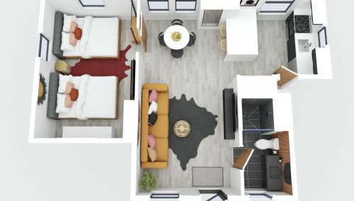 Hacienda Flamingo Unit 3 - Modern 1BR Hideaway with Double Queen Beds - Foto 3