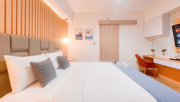 Elegant 1Br Without Living Room Apartment Bintaro Embarcadero - Foto 2, Habitación