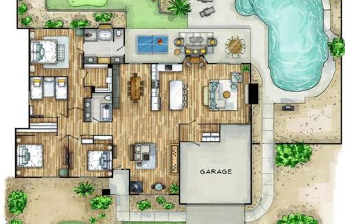 Modern Escape with Pool Ping Pong & Putting Green - Foto 57