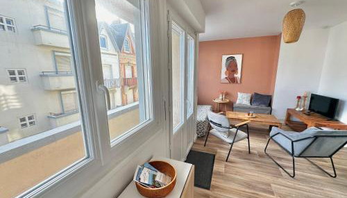 MARIE - Appartement 6 pers avec Balcon Vue latérale mer à Berck - Foto 4