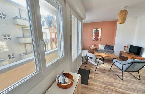 MARIE - Appartement 6 pers avec Balcon Vue latérale mer à Berck - Foto 10