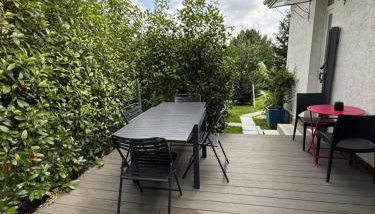 The Little Oak - tiny house with bed on mezzanine & terrace - from 1 to 4 p Disney, Paris & CDG - Foto 3