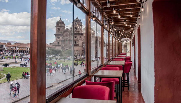 Dining room with a view