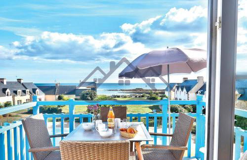 LocaLise au Guilvinec - A22 - Belle vue sur la mer, la piscine et le jardin - Tout à pied, plages, port, centre, commerces, marché - Wifi inclus - Animaux bienvenus - Linge de lit inclus - Foto 8